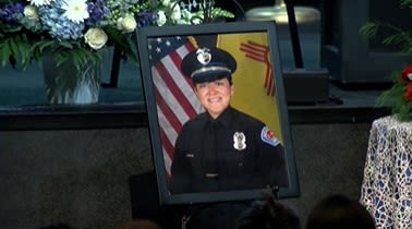 Funeral service held for Albuquerque police officer Bianca Quintana