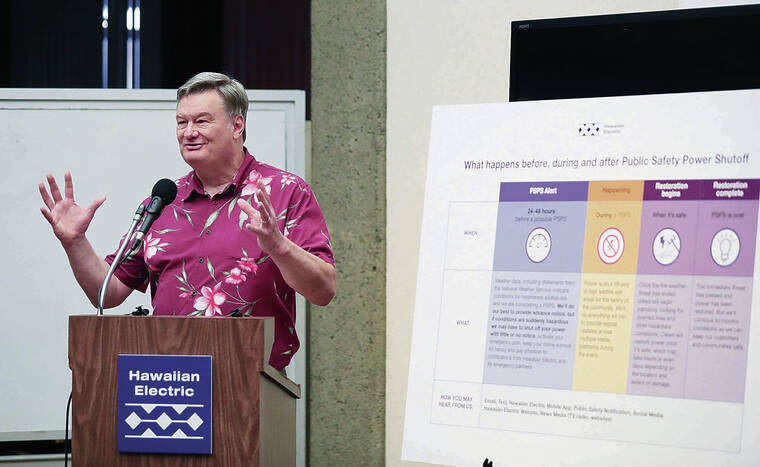 Hawaiian Electric lays out initial plan for wildfire prevention power shutoffs
