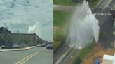 Massive water main break creates geyser in Plymouth Meeting