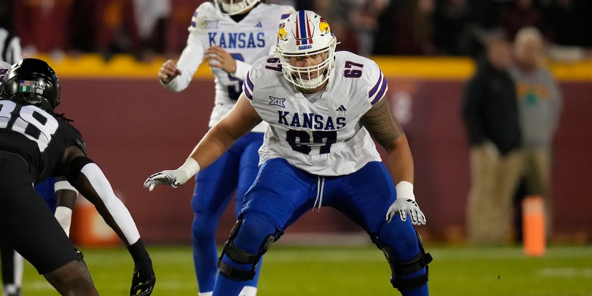 Kansas OL Dominick Puni heads to 49ers in 2024 NFL Draft