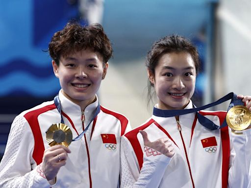 Paris Olympics: Chinese women win gold in clean sweep bid in diving event