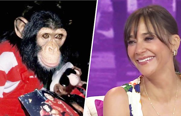 Rashida Jones recalls being bit by Michael Jackson's chimpanzee Bubbles: 'I have a scar'