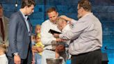 Avalanche's Jack Johnson baptizes children in Stanley Cup
