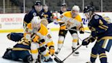 Adrian College men's and women's hockey play at the Huntington Center