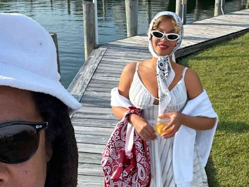 Beyoncé Shares Sweet Video Snapping Selfies with JAY-Z and Sipping Drinks on Romantic Sunset Boat Ride