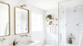 25 White and Gold Bathrooms to Create a Luxe Look