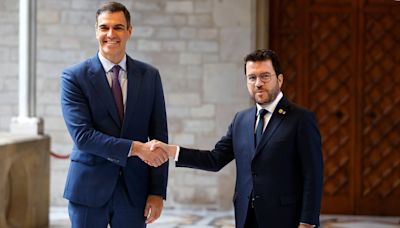 Sánchez y Aragonès prevén reunirse en Barcelona en la semana clave de la negociación para investir a Illa