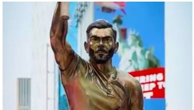 Virat Kohli Craze Grips United States As India Icon’s Life-Sized Statue Unveiled At Times Square In New...