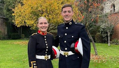 Royal Marine musicians play for bandmate 'one last time'