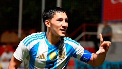 Los tres goles con los que la selección argentina Sub 20 venció al Elche y llegó a la final del torneo de L’Alcudia