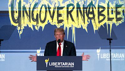 Trump tries to spin Libertarian Convention as success after being booed and jeered by crowd: Live