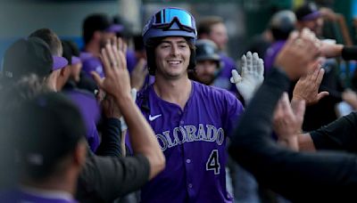 Jake Cave hits tying homer in 9th, the Rockies beat the Angels 5-4 in 10 innings