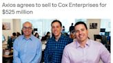 Cox compra el medio digital Axios por 525 millones de dólares