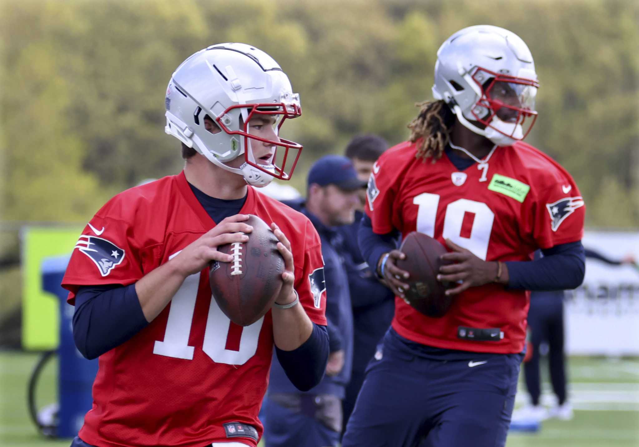 Patriots’ No. 3 draft pick Drake Maye wraps up first taste of NFL workouts at rookie minicamp