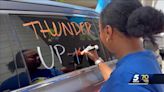 'Paint Your Ride' event helps Thunder fans get ready for Game 5 of Western Conference semifinals