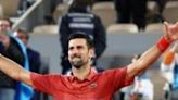 Sunday morning special: Novak Djokovic celebrates after winning against Lorenzo Musetti