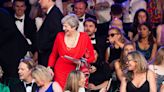 Theresa May Dances Like No-One's Watching As Boris Johnson Exits