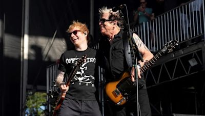 The Offspring tuvo a Ed Sheeran como guitarrista invitado: ¿No es genial?