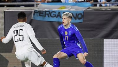 Alejandro Garnacho debutó como titular en la Selección: ¿cómo jugó el 'europibe' de 19 años y qué chances tiene de estar en la Copa América?