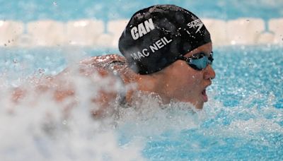 Mac Neil bows out of 100 metre Freestyle in Paris
