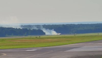 Smoke seen coming from Youngstown-Warren Regional Airport