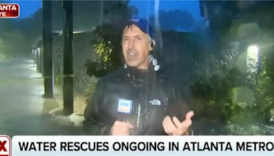 ...Any Time. I'll Do It Again": A Husband Hugged ...Hurricane Helene Flooding, And The Video Is Remarkable...