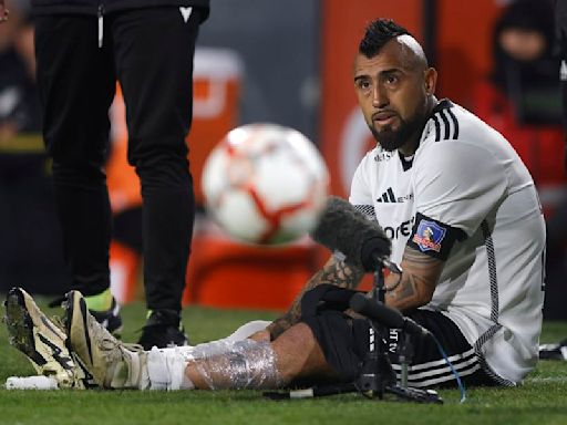 “Sentí algo que no había sentido nunca”: Vidal sale lesionado e instala la preocupación en Colo Colo - La Tercera