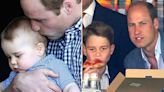 15 candid photos of Prince William hanging out with Prince George – his mini-me – over the years