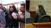 "Esto es un ataque de celos de la diputada": Así fue la llegada de Daniela Aránguiz a tribunales