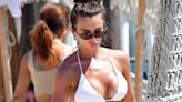 Kady McDermott flashes jaw-dropping figure in white bikini in Mykonos