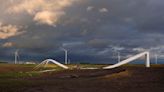 Wind towers crumpled after Iowa wind farm suffers rare direct hit from powerful twister