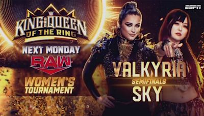 Iyo Sky y Lyra Valkyria avanzan a la semifinal del Queen of the Ring en WWE RAW