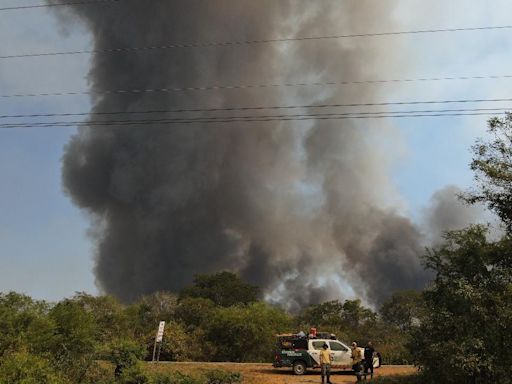 Santa Cruz registra 12 incendios activos y 126 focos de calor - El Diario - Bolivia