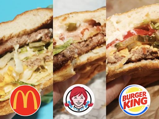 I tried the signature burgers from McDonald's, Wendy's, and Burger King. I found the Big Mac underwhelming.