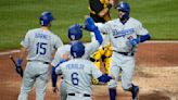 Chris Taylor's homer helps Dodgers rally from five runs down to stop Pirates' streak