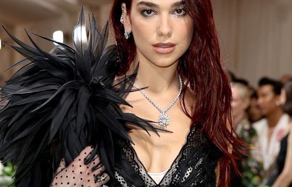 Dua Lipa's Confusing 2024 Met Gala Look Will Leave Your Head Spinning - E! Online