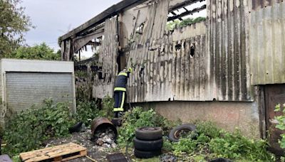 Workshop damaged after accidental overnight fire