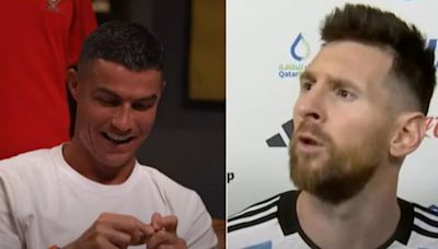 Cristiano Ronaldo imita a Leo Messi y 'trolea' a Georgina en su canal de Youtube : "¿Qué miras, bobo?"