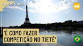 'FRANCESES DISSERAM QUE JAMAIS VÃO ENTRAR NA ÁGUA', REPÓRTER DO UOL RELATA POLUIÇÃO NO RIO SENA