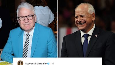 Steve Martin turns down offer from Lorne Michaels to play Kamala Harris’ VP pick Tim Walz on ‘SNL’: ‘I’d be struggling’