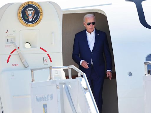 Online chatter falsely claimed Biden suffered a "medical emergency" on Air Force One after Wisconsin visit