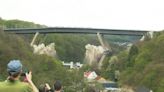 Watch moment 450m-long German motorway bridge is demolished