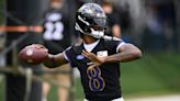 Lamar Jackson dura solo una hora en su primer entrenamiento