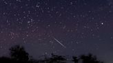 There was a meteor shower that could be seen from Akron last night. You might be able to see it this morning, too