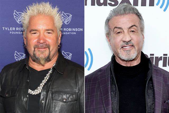 Guy Fieri was mistaken for bartender and told to get back to work while hanging at Sylvester Stallone's house