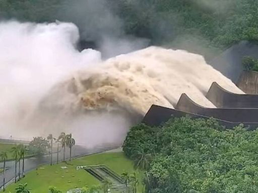 曾文水庫洩洪！754天來單日最大降雨 每秒2000噸調節放水中