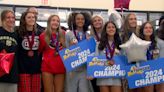 Guilderland High School holds parade for girls track and field team, celebrating NYSPHSAA and Federation title