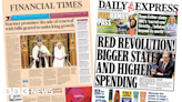 Newspaper headlines: Starmer's 'red revolution' and promises of renewal