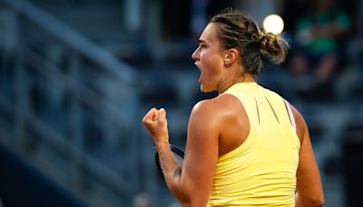 Drop shots, bad back and match points saved! Aryna Sabalenka survives Elina Svitolina in Rome | Tennis.com