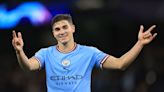 Champions League. El debut goleador de Julián Álvarez en Manchester City, los increíbles números de Haaland y la elocuente reacción de Guardiola